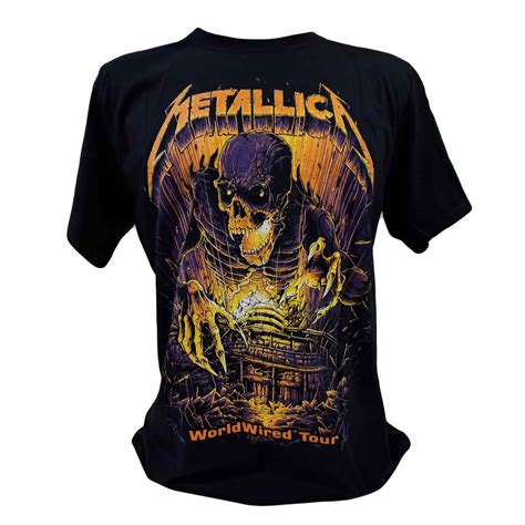 camiseta metallica tour 2022
